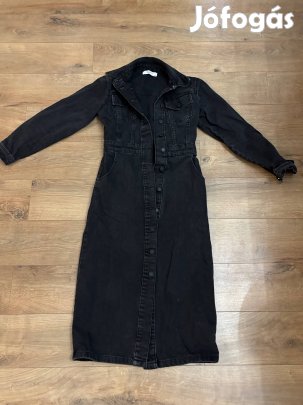 Reserved női fekete farmer ruha S Eur 34