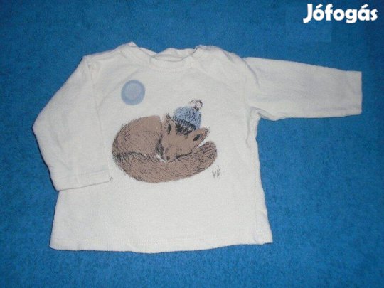 Reserved róka mintás hosszú ujjú felső 3-6 hó (méret 68)