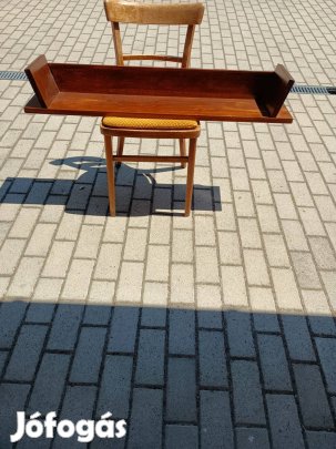 Restaurált, magasfényű fali polc