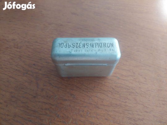 Retro 10db-s szénsavpatron alu doboz
