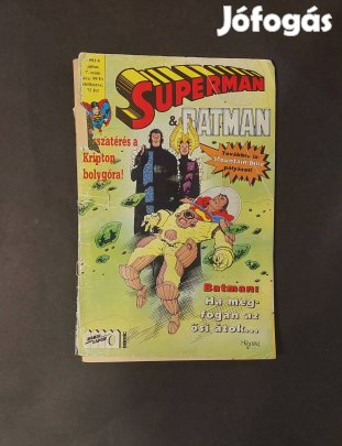 Retro 1993 Superman és Batman Visszatérés a Kripton Bolygóra képregény