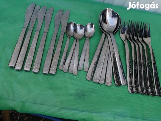 Retró 24 részes evőeszköz készlet. 