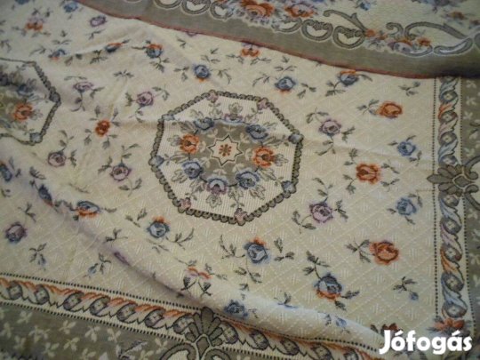 Retró 2db nagyika szőttes ágytakarója terítője kb175x150cm