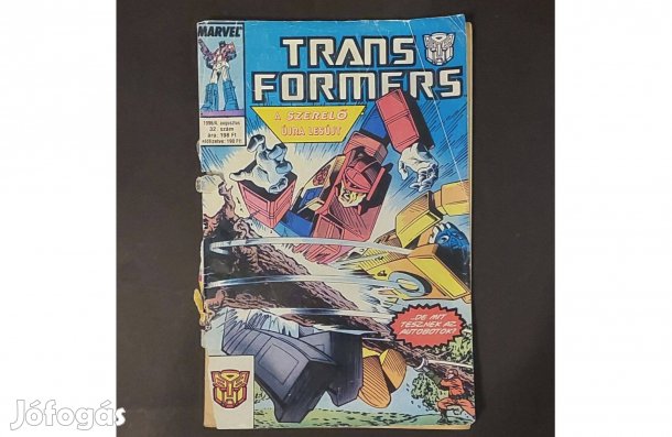 Retro 30 éves Transformers képregény Semic