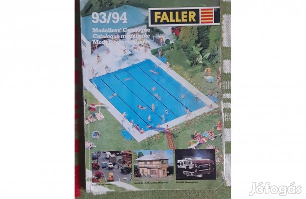Retro 33 éves H0 Faller katalógus Modellvasút terepasztal