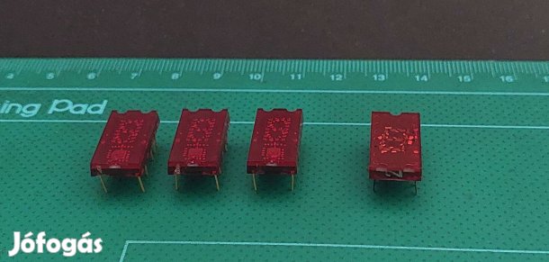 Retro 3db TIL311 1db TIL302 kijelző IC