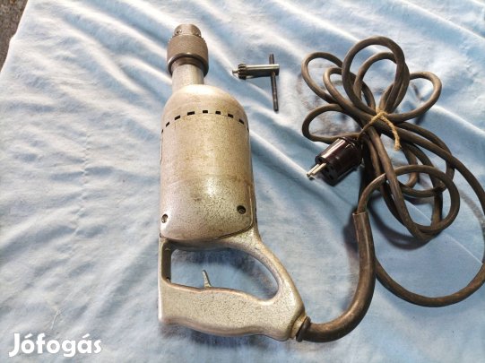 Retró 42 voltos kézi fúró gép 