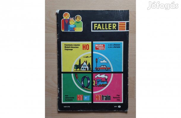 Retro 55 éves H0 Faller 871 katalógus Modellvasút terepasztal vasút