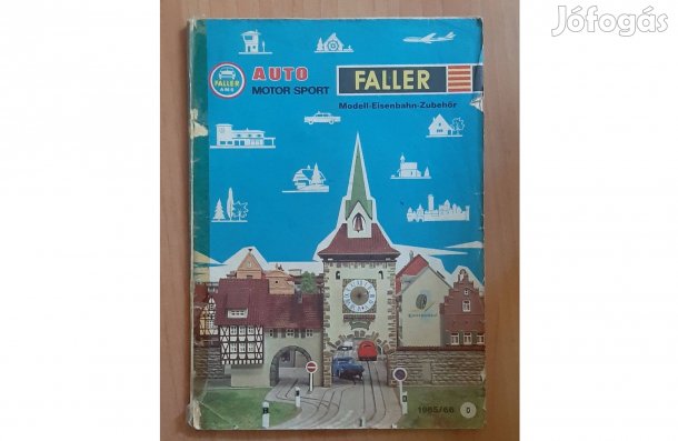 Retro 60 éves Faller Auto Motor Sport katalógus újság makett modell