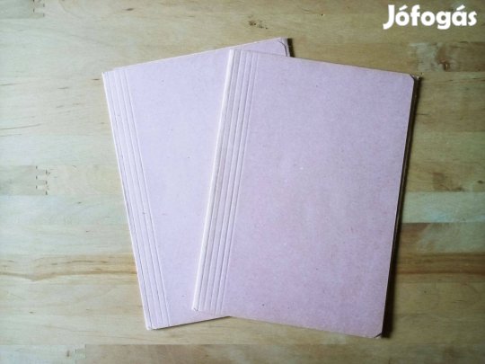 Retro A5 pólyás dosszié irattartó