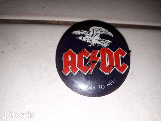 Retro Acdc kitűző