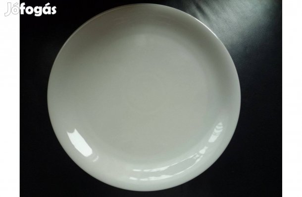 Retro Alföldi porcelán fehér színű lapostányér mintadarab 1989 1 db