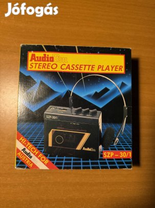 Retro Audioton walkman, kazettás magnó üres doboz