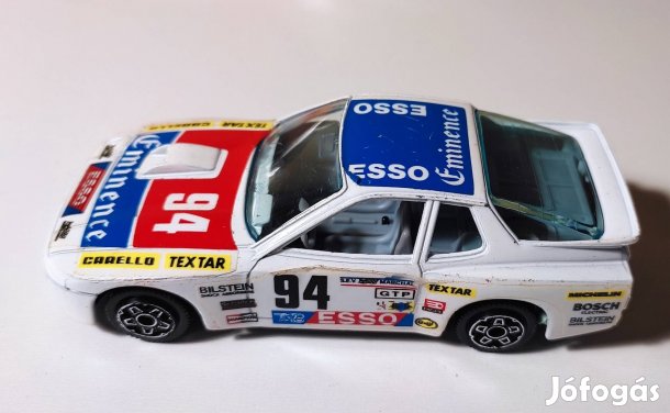 Retro Bburago Porshe 924 Turbo GR.2 autó  1/43