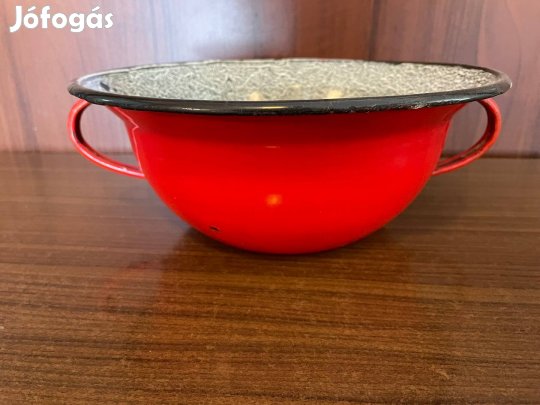 Retro Bonyhádi zománcozott tál