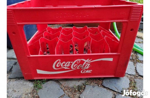 Retro Coca Colás rekesz 0,2 L-es