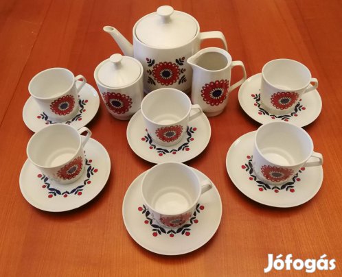 Retro Colditz porcelán kávéskészlet!