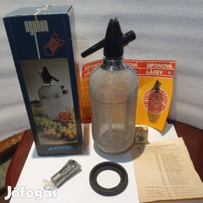 Retro Csehszlovák szódászifon nem volt használva 1986 szocrál a10