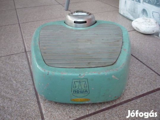 Retró DDR veb nowa mérleg személy testsúly öntvény mérleg