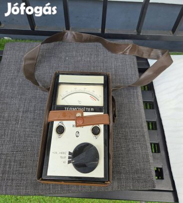 Retro FFV Analóg Hőmérő /Termométer (Iparitörténeti relikvia)-Debrecen