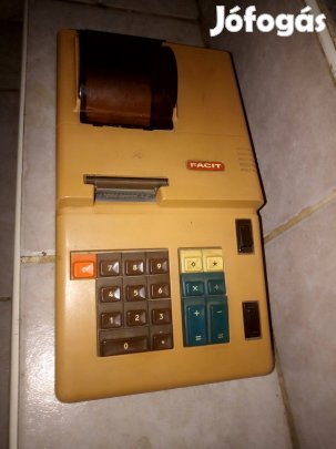 Retro Facit 1145 Svéd szalagos számológép