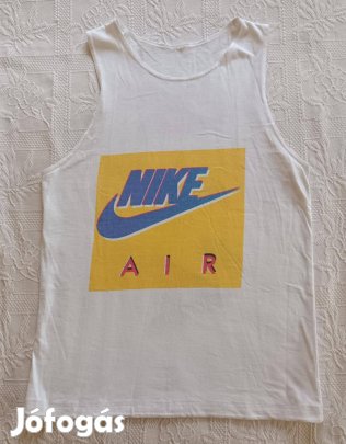 Retro Fehér "Nike" Air Atléta / Sport Trikó (M méret)
