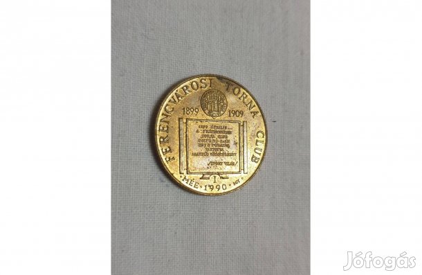 Retró Ferencváros bronz emlékérem