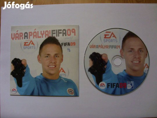 Retró Fifa09 videójáték bemutató DVD, riportokkal
