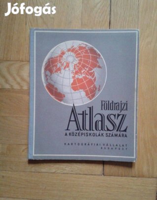 Retro Földrajzi Atlasz a középiskolák számára c. tankönyv