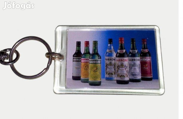 Retro Garrone Vermuth vermut ital italos kulcstartó