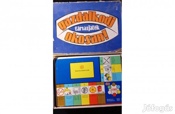 Retro Gazdálkodj okosan társasjáték