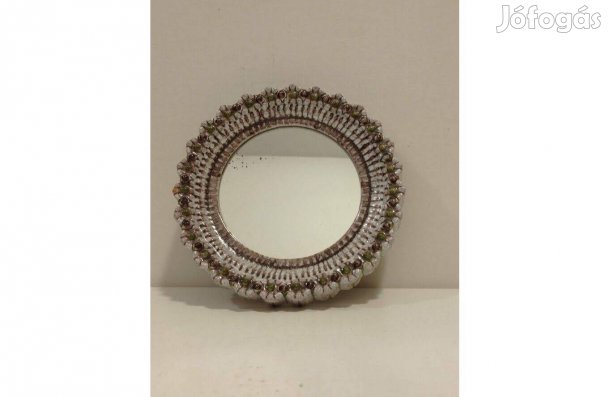 Retro Gmundeni kézműves kerámia tükör