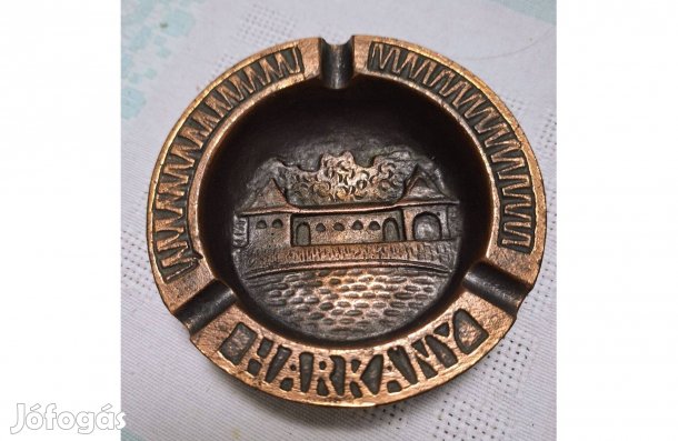 Retró Harkány fém öntvény hamutartó 2000 Ft