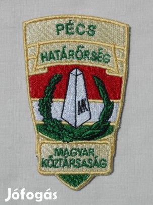 Retró Határőrség karfelvarró eladó, eredeti hímzett