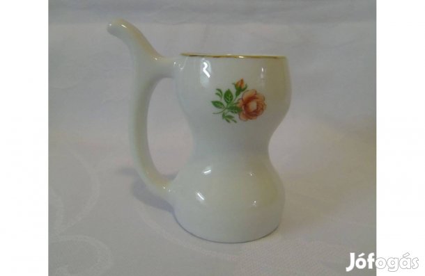 Retro Hollóházi rózsás gyógyvíz ivópohár pálinkás pohár egységáron