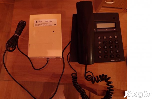 Retro ISDN Telefon Szett: Ascom Eurit 22 + Matáv NT-BA végpont!
