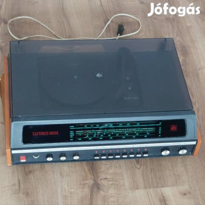 Retro Ilga - 301 rádió gramofon 