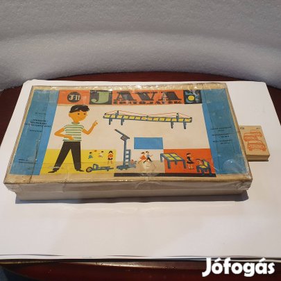 Retro Jáva II építő társasjáték mikrolin politechnika triál szocreál k