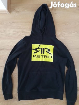 Retro Jeans férfi jogging felső, kapucnis pulóver, M méret