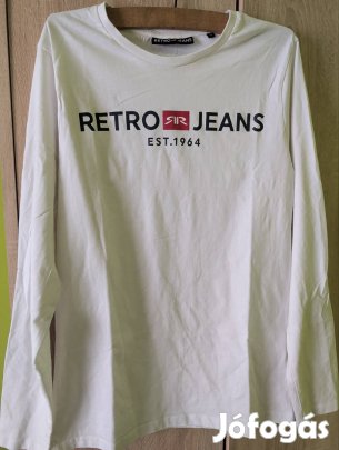 Retro Jeans hosszú ujjú póló S-es