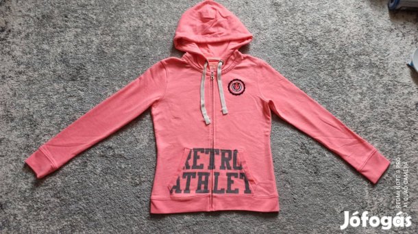 Retro Jeans pink cipzáras pulóver