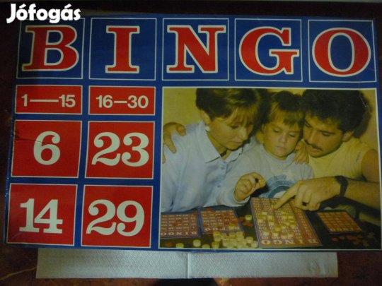 Retro Kassa György Klasszikus bingó társasjáték