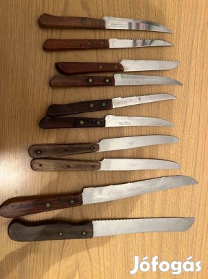 Retro Kések fanyéllel