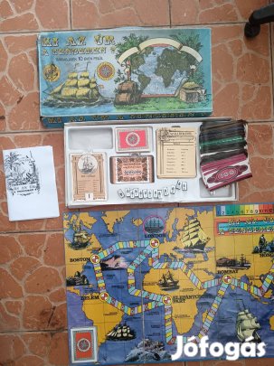 Retro Ki az úr a tengeren társasjáték
