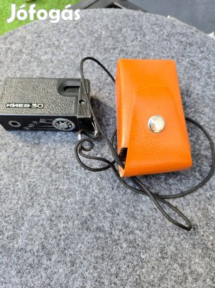 Retro Kiev- 30 "Kémkamera"-szovjet miniatür fényképezőgép tokkal