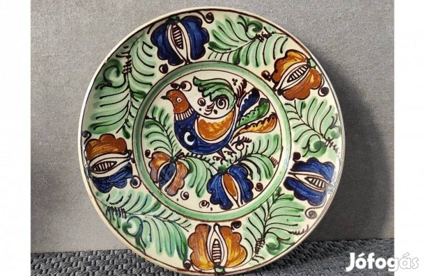 Retro Korondi falitányér egyben Józsa Árpád 4 db