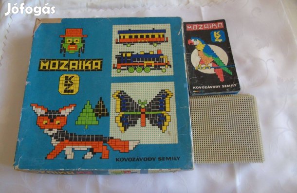Retro Kovozávody semily Mozaika Mozaik társasjáték