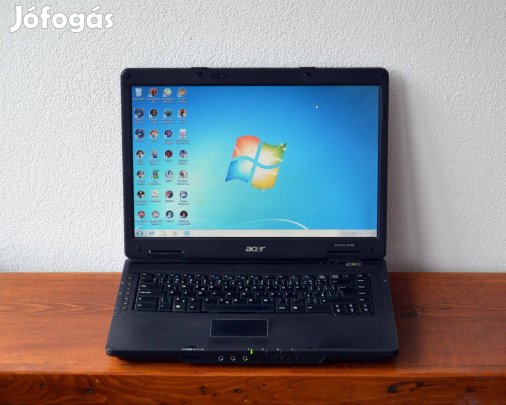 Retro Laptop Acer Extensa Windows 7 játékokkal