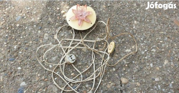 Retró Lily lámpa_hangulatfény vízililiom megjelenéssel