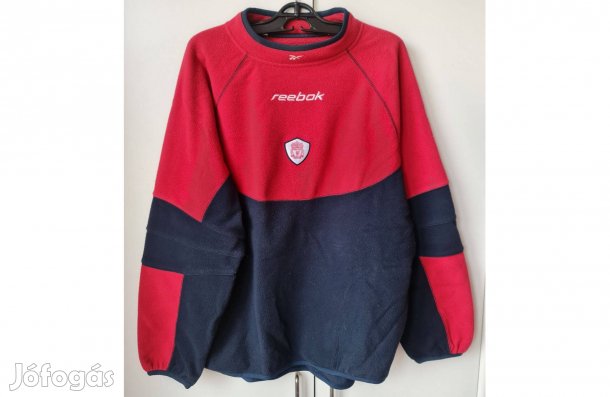 Retro Liverpool pulóver 5 - sötétkék-vörös Reebok XL